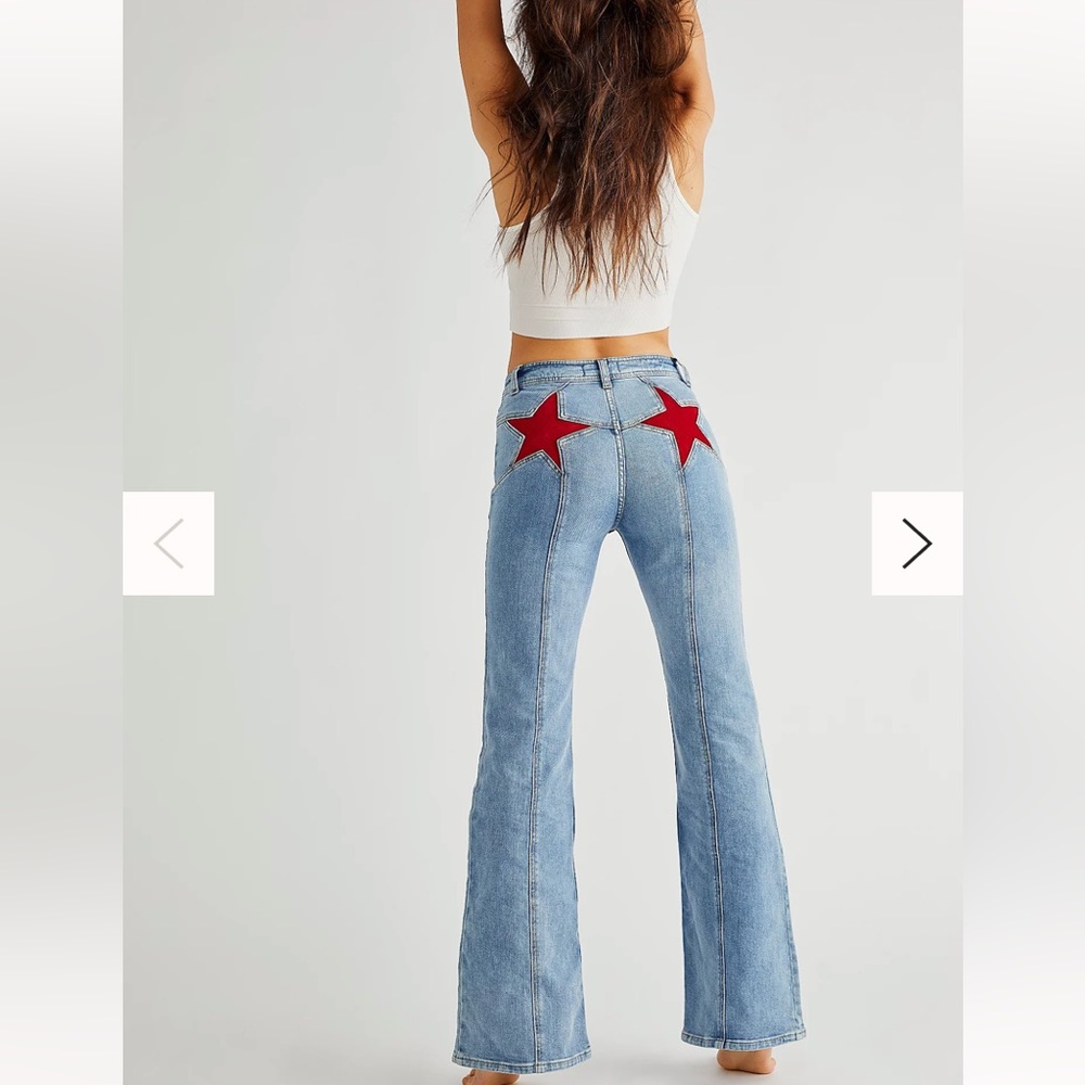 Free People Star Jeans (We The Free Firecracker Flare Jeans)